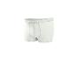 Weiße Herren-Boxershorts mit sichtbaren Nähten.