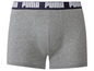 Graue Puma Boxershorts mit dunkelblauem Bund