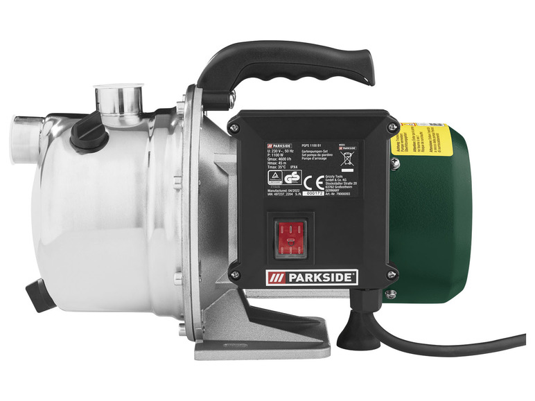 PARKSIDE® Gartenpumpen-Set »PGPS 1100 1100 W B1«