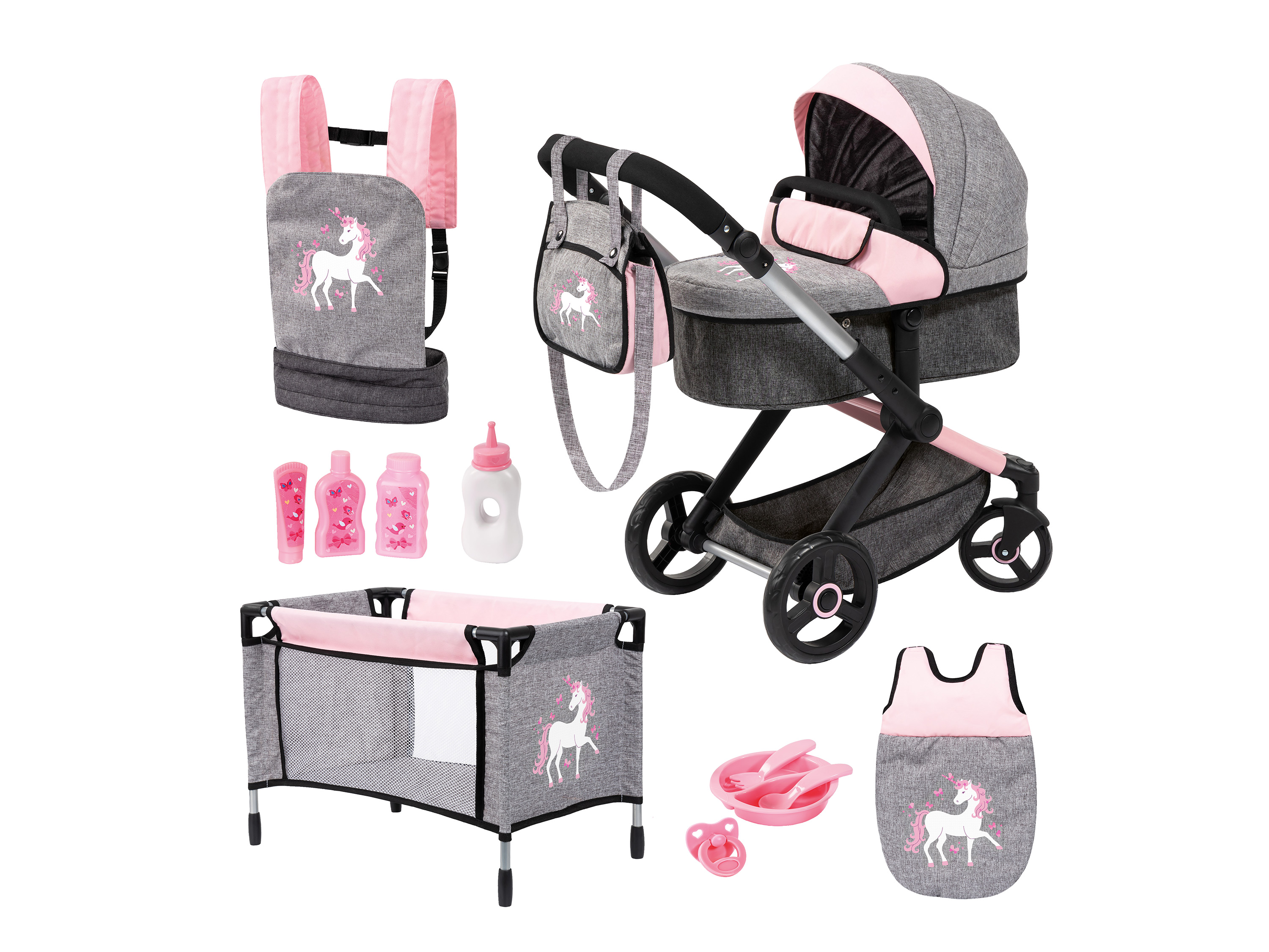 Bayer Design Kombi-Puppenwagen-Set »Xeo« | 04003336417197