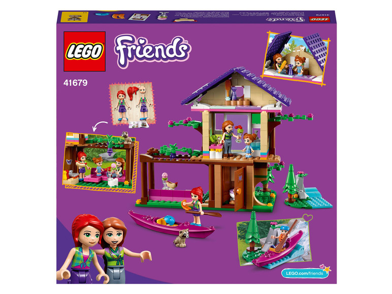 LEGO Friends Baumhaus mit Kanus und Puppen.
