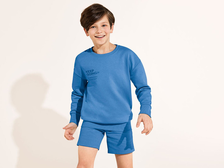 Gehe zu Vollbildansicht: LUPILU® Kleinkinder/Kinder Jungen Sweatpullover, mit Baumwolle - Bild 10