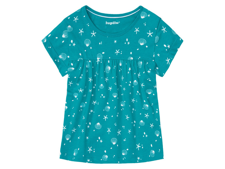 Gehe zu Vollbildansicht: lupilu® Kleinkinder Mädchen T-Shirts, 3 Stück, aus reiner Baumwolle - Bild 7