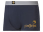 Dunkelblaue Boxershorts mit The Witcher-Logo und dem Schriftzug 'To brotherhood'.