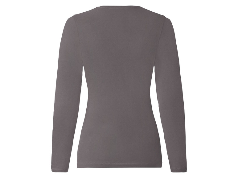 Gehe zu Vollbildansicht: esmara® Damen Langarmshirt, 2 Stück, weiche Qualität mit Soft-Touch-Effekt - Bild 12