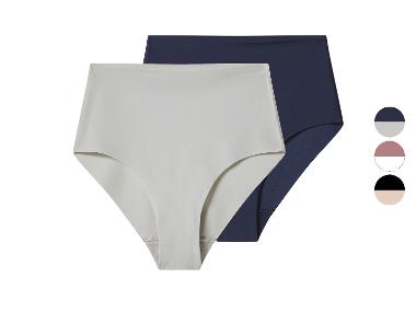 esmara® Damen Lasercut-Bauchwegslips, 2 Stück