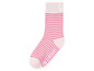 Rosa gestreifte Socken mit 'Oilily' Logo.