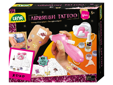 LENA Airbrush Tattoo Studio, Faltschachtel