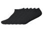 Fünf Paar schwarze Sneaker-Socken