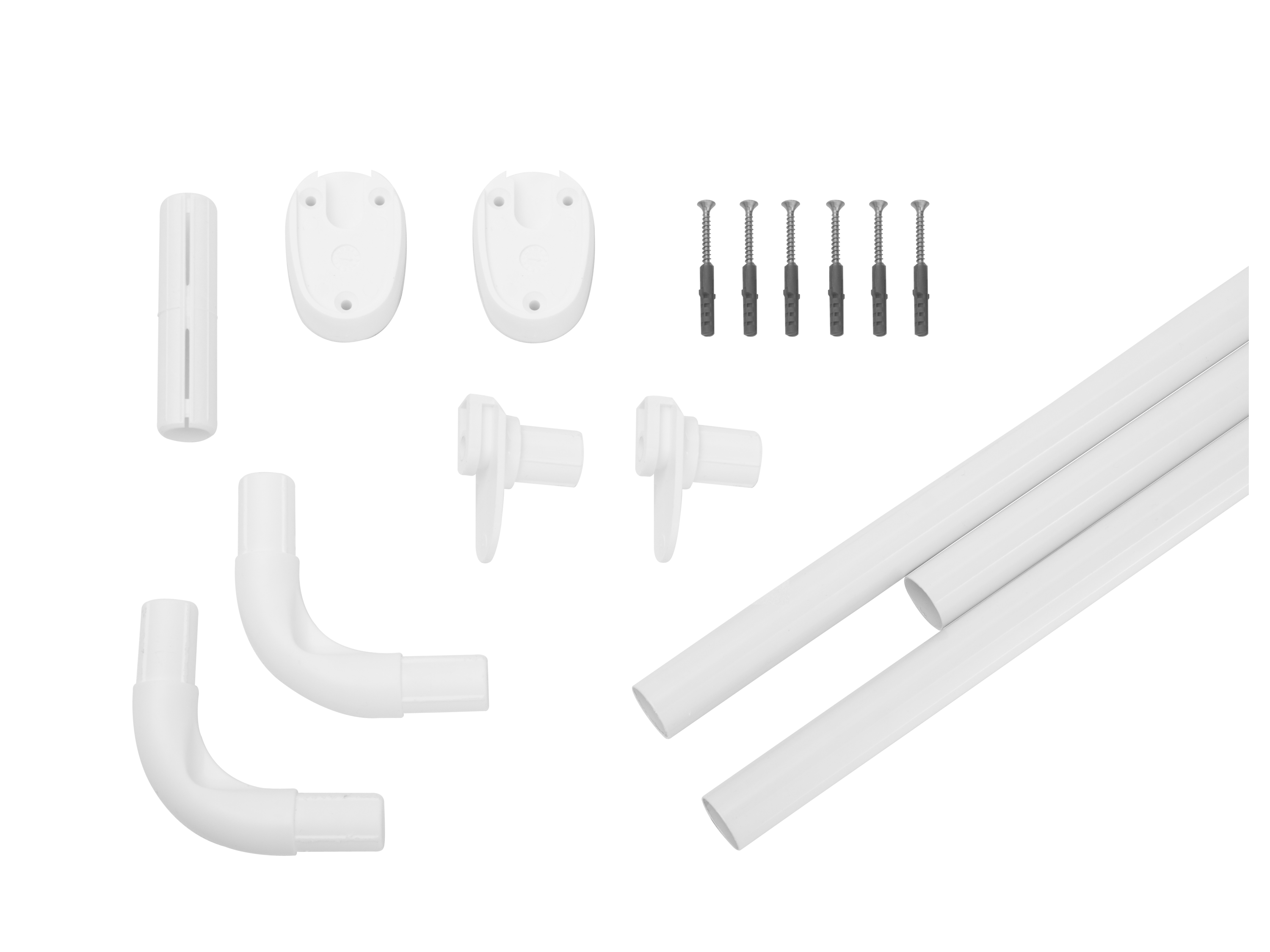 Thumbnail - Ridder Universal-Duschgestänge »Wien«, 90 x 90 cm (Weiß)""