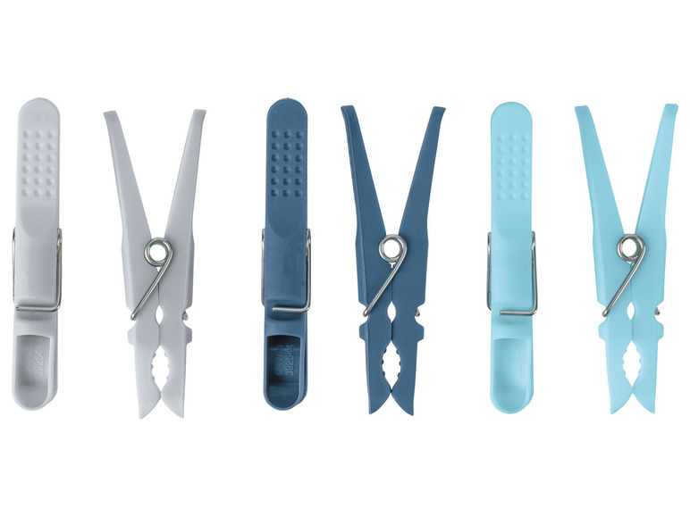 Anapoliz Mini-Wäscheklammern 3,2 Cm – 100 Stück, Blau, Für Deko, Babyparty & DIY-Projekte
