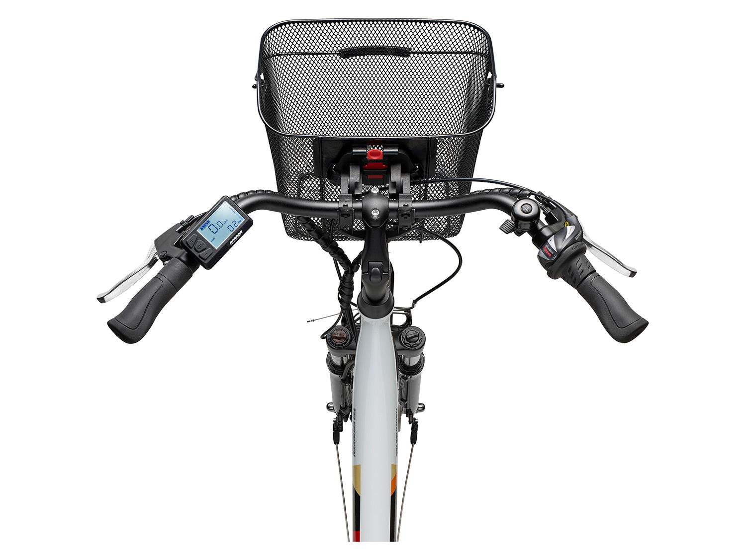 Telefunken E-Bike Cityrad Multitalent RC822, 7 Gang Shimano Tourney Schaltwerk, Kettenschaltung, Frontmotor, 531,3 Wh, (Beleuchtung, Straßenzulassung, ca. 100 k – Bild 4 von 4