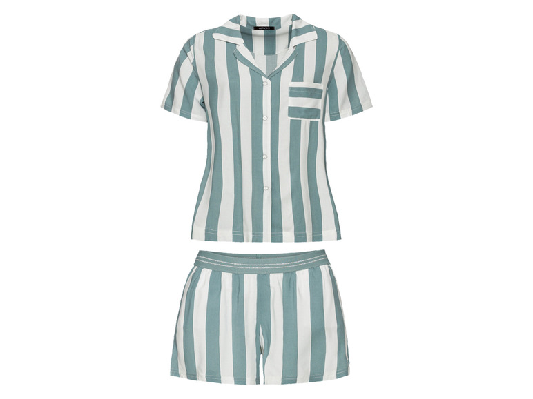 Gehe zu Vollbildansicht: esmara Damen Shorty Pyjama mit ressourcenschonender Viskose - Bild 2