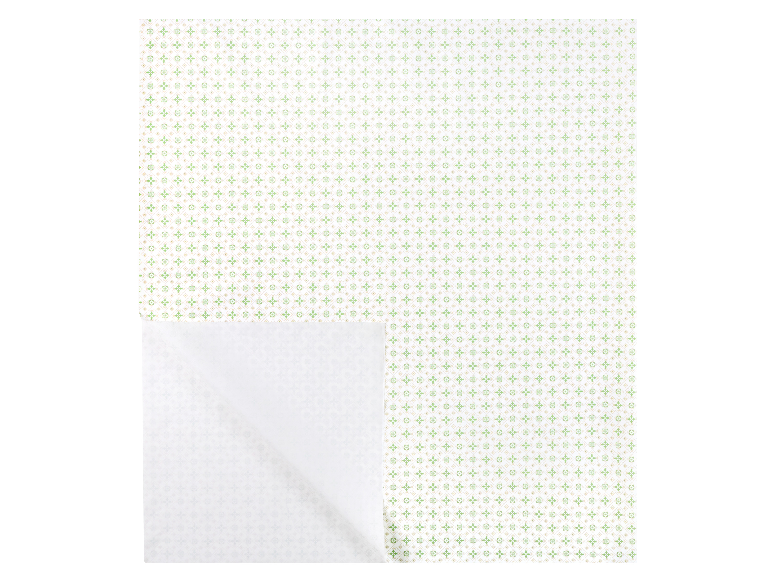 LIVARNO® Tischdecke, 130 x 240 cm (Gemustert/weiß)