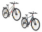 Zwei Telefunken E-Bikes in Grau und Beige.