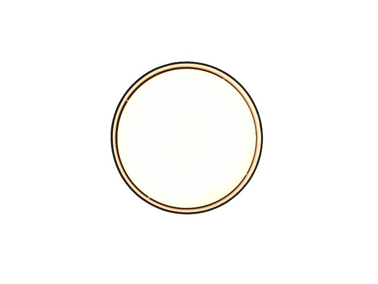 Runde LED-Deckenleuchte mit warmweißem Licht