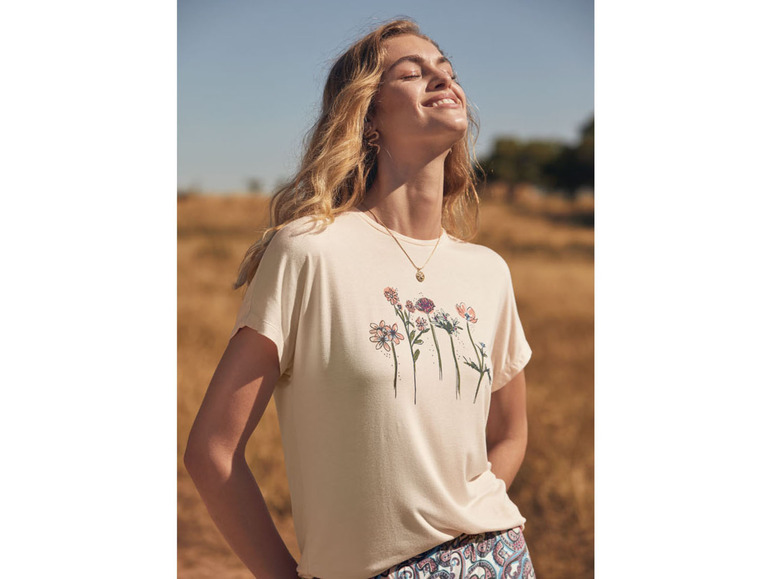 Gehe zu Vollbildansicht: esmara Damen T-Shirt, mit ressourcenschonender Viskose - Bild 8