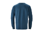 Blaues Herren-Langarmshirt, Rückansicht