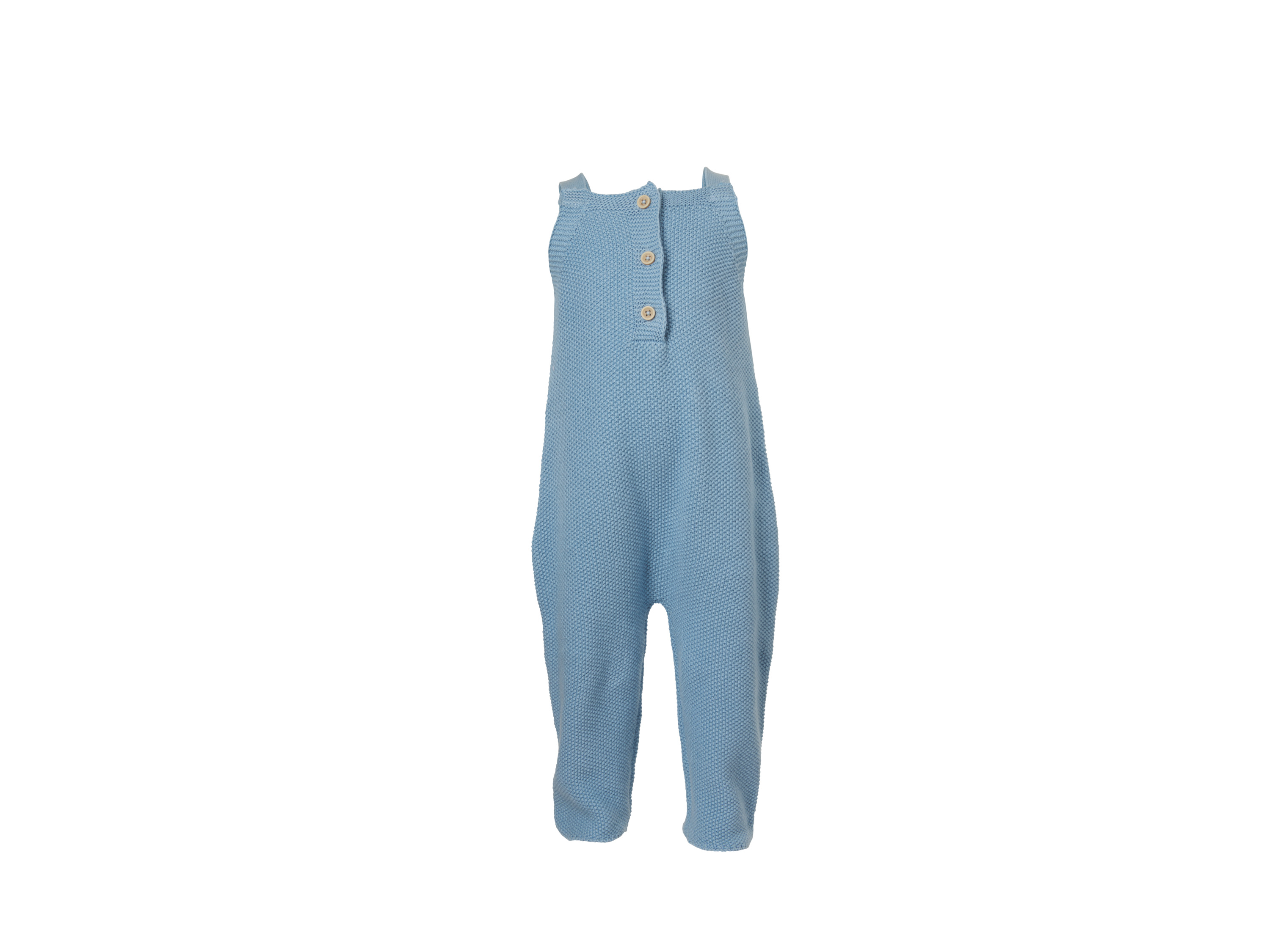 LUPILU® Baby Strick-Latzhose (Blau, 74/80)