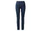 Dunkelblaue Damen Slim-Fit-Jeans, Rückansicht.