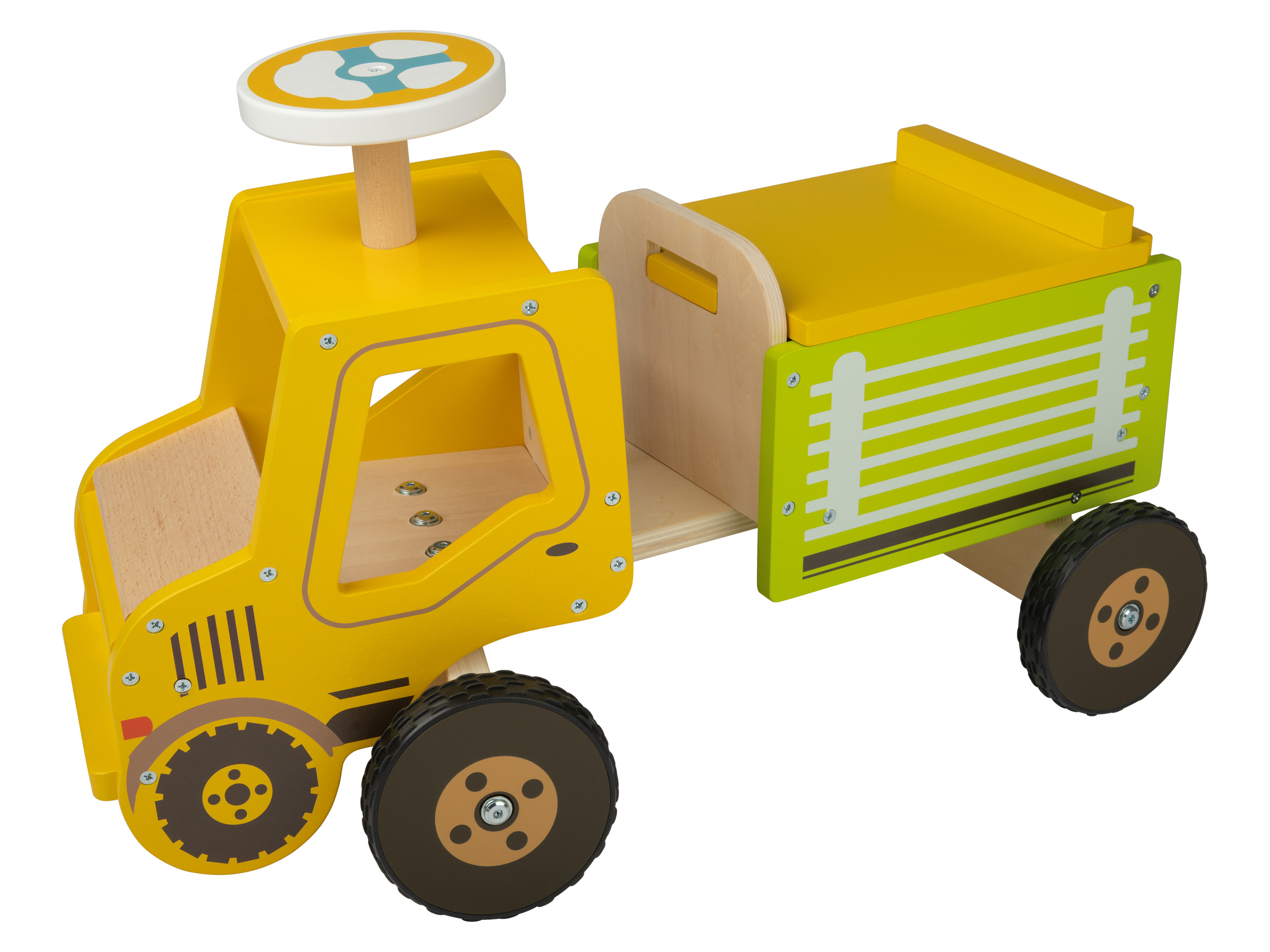 Thumbnail - Playtive Holz Ride-On Truck (Gelb)