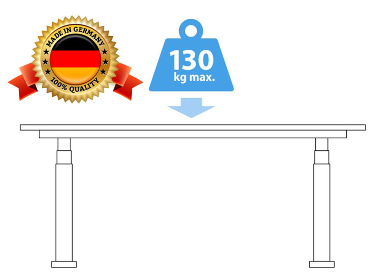 Gehe zu Vollbildansicht: Schaff Schreibtisch »LifeUp You«, elektrisch stufenlos höhenverstellbar - Bild 114