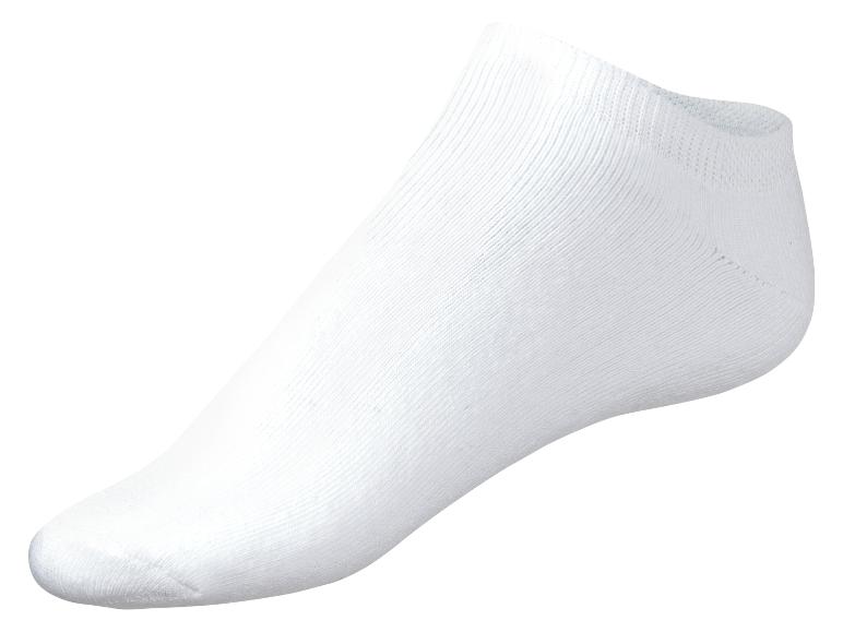 Ein weißer Socken ohne Knöchel.