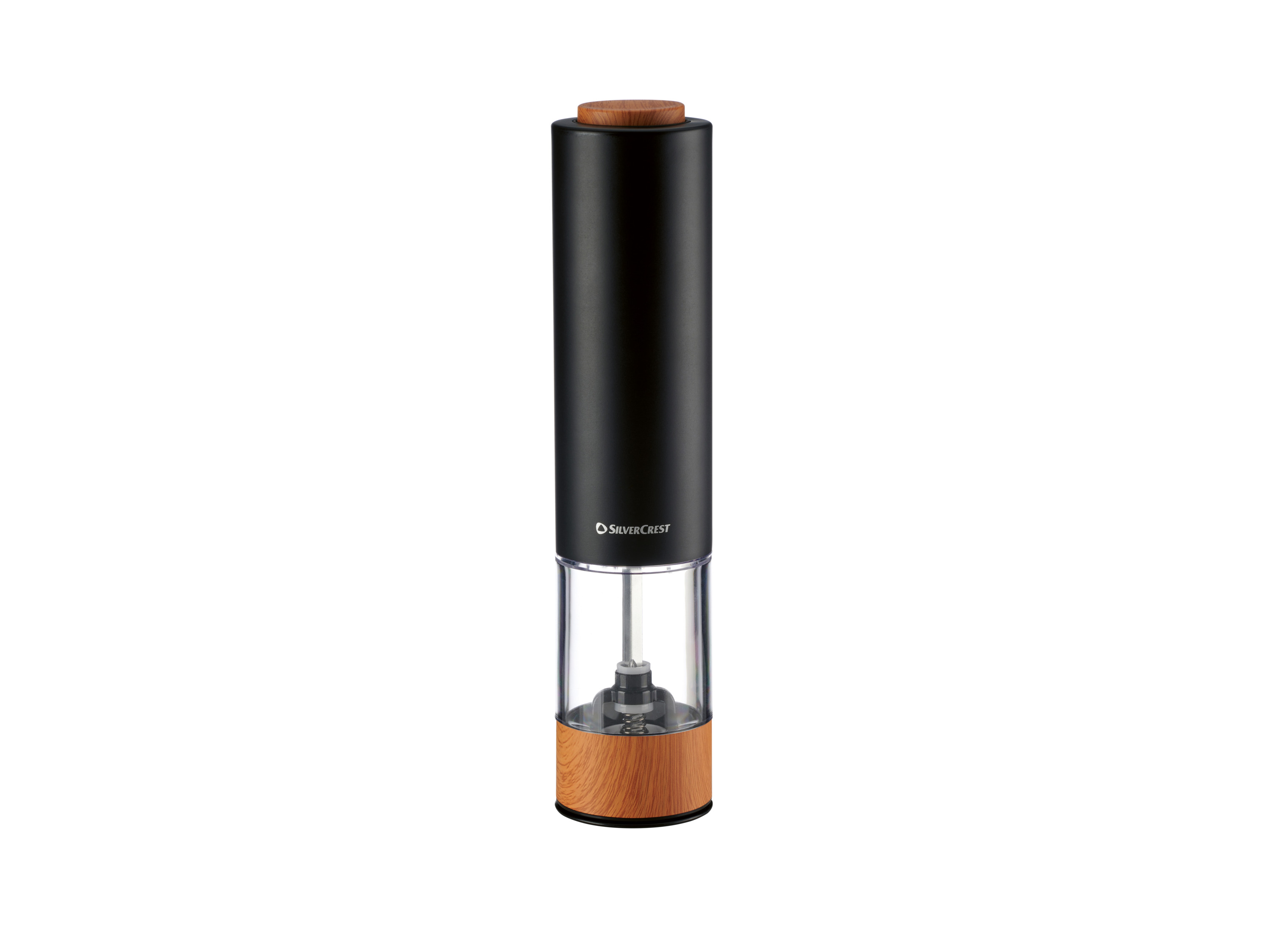 SILVERCREST® Elektrische Salz- oder Pfeffermühle (Schwarz)