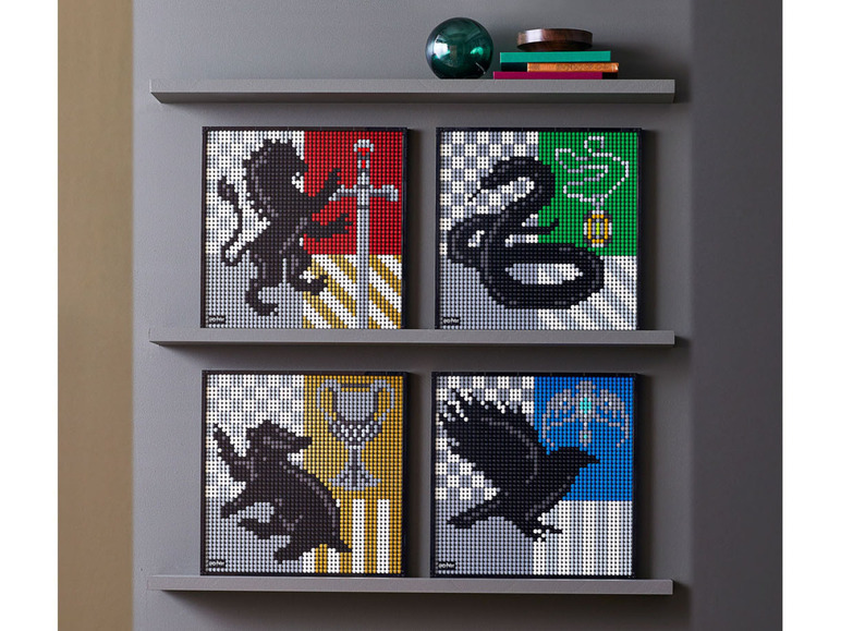 Gehe zu Vollbildansicht: LEGO® ART 31201 »Harry Potter™ Hogwarts™ Wappen« - Bild 6
