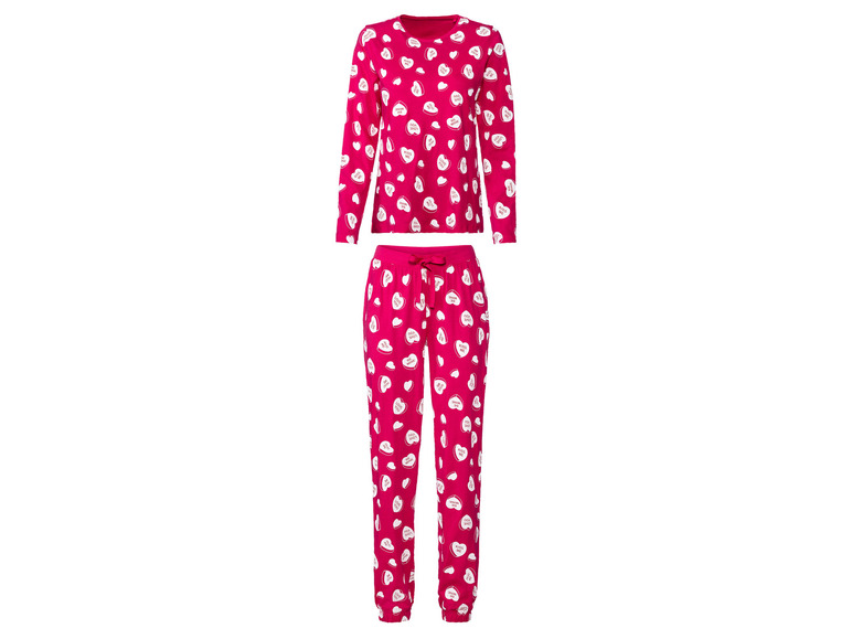 Gehe zu Vollbildansicht: esmara® Damen Pyjama aus reiner Baumwolle - Bild 7