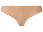Beigefarbene String-Unterwäsche