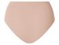 Beiger Damen-Slip mit hoher Taille.