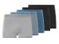 Livergy Boxershorts im Set: grau, hellblau, dunkelblau und schwarz.