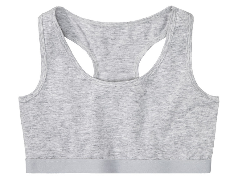 Mädchen Bustier, 3 Stück, mit hohem Baumwollanteil