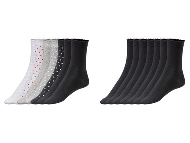 esmara® Damen Socken, 7 Paar, mit Pikeebund