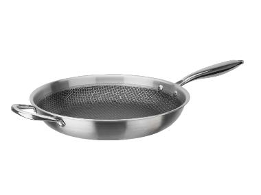 GSW Bratpfanne »Inoxxa Black« mit Gegengriff, Ø 32/ 36 cm