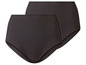 Zwei Paar schwarze Slips.
