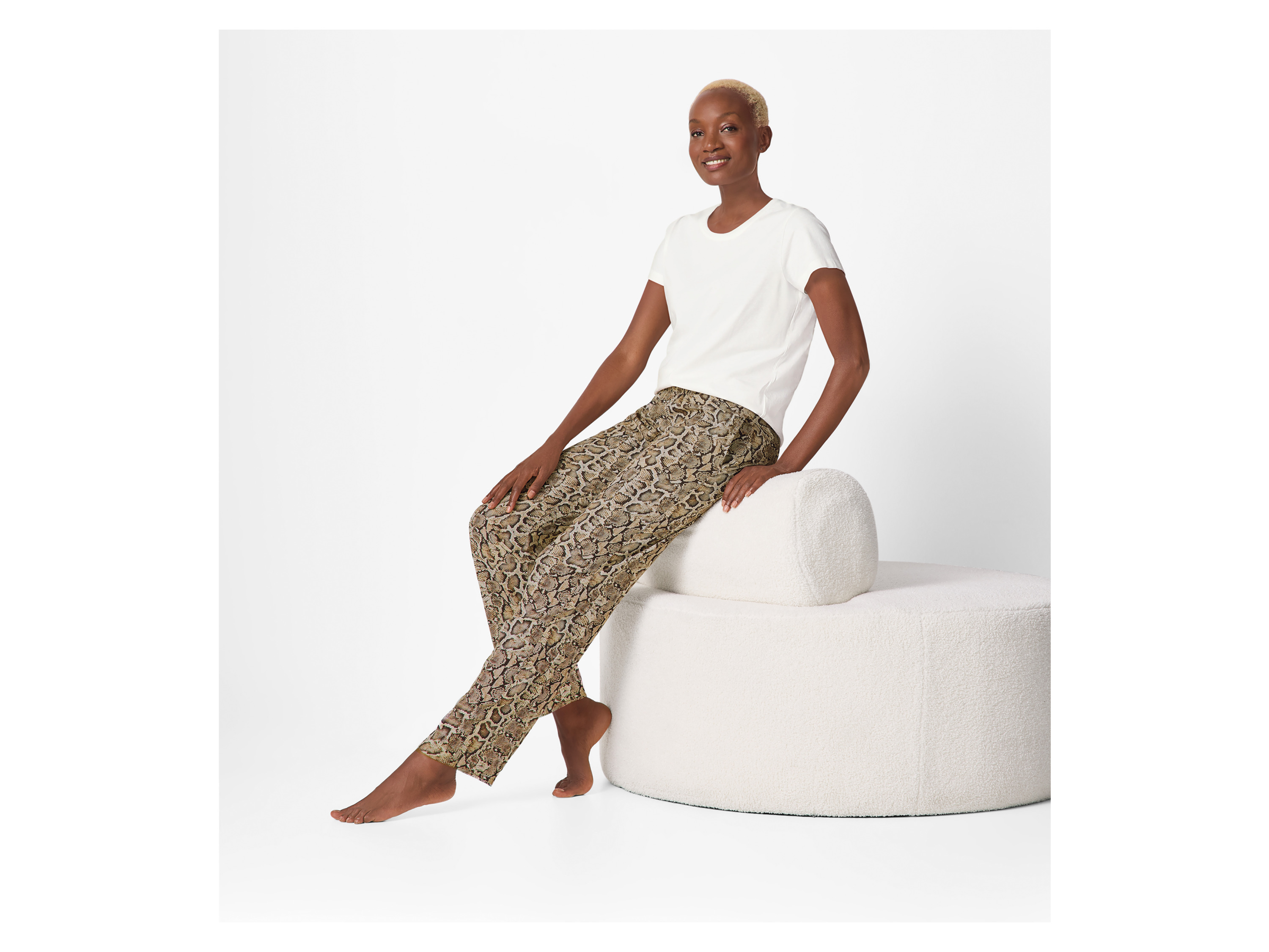 Thumbnail - esmara® Damen Pyjama (Weiß, M (40/42))