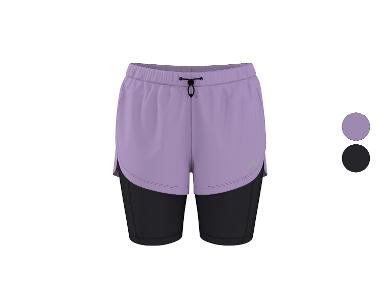 CRIVIT Damen Funktionsshorts, 2- in-1