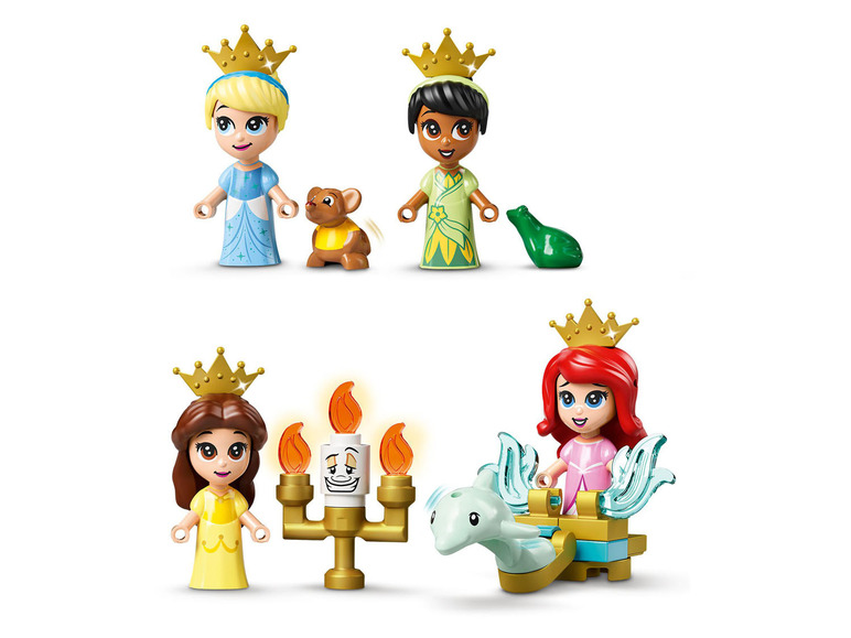 Gehe zu Vollbildansicht: LEGO® Disney Princess™ 43193 »Märchenbuch Abenteuer mit Arielle, Belle, Cinderella und Tiana« - Bild 3