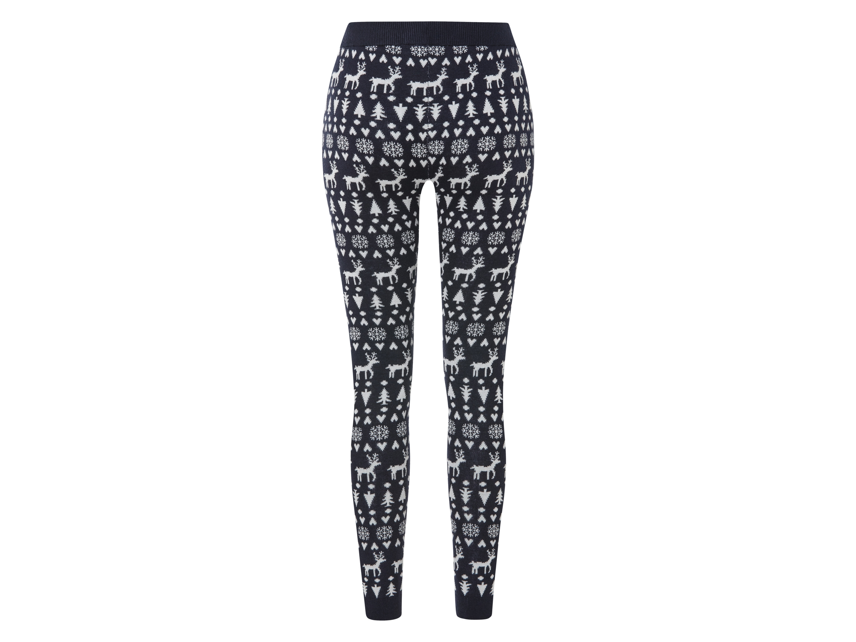 ESMARA® Damen Leggings Weihnachten (Navy, XS(32/34)) – Bild 3 von 3