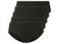 Fünf schwarze Damen-Slips.