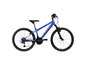Ein blaues Mountainbike der Marke Scrapper.