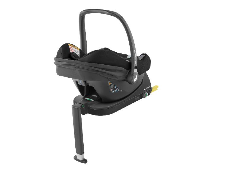 Schwarzer Maxi-Cosi Kindersitz mit Isofix-Basis und Stützfuß
