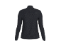 Dunkelgrauer Damen-Rollkragenpullover mit langen Ärmeln, Rückansicht