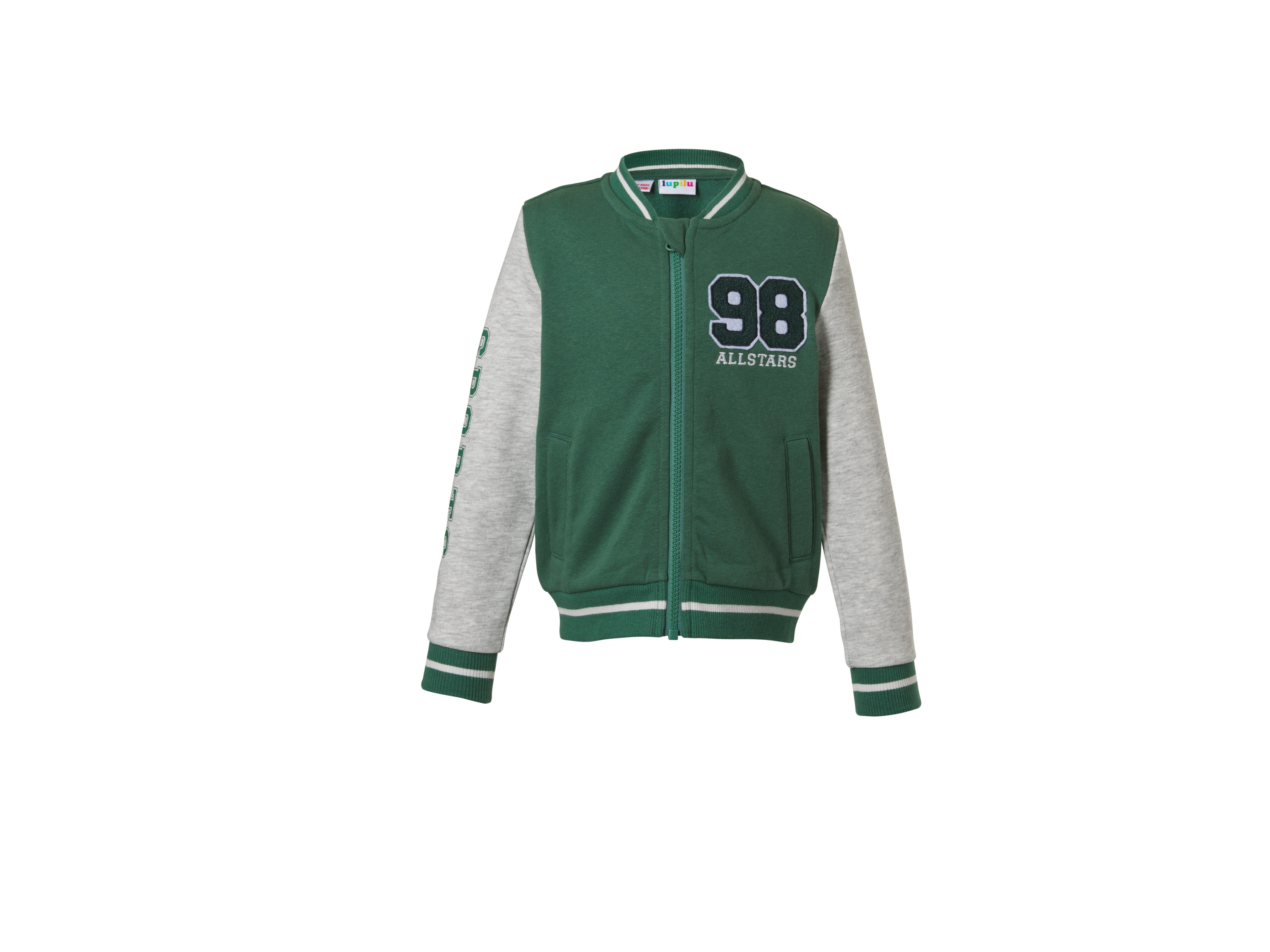 LUPILU® Kinder Collegejacke (Grün, 110/116)