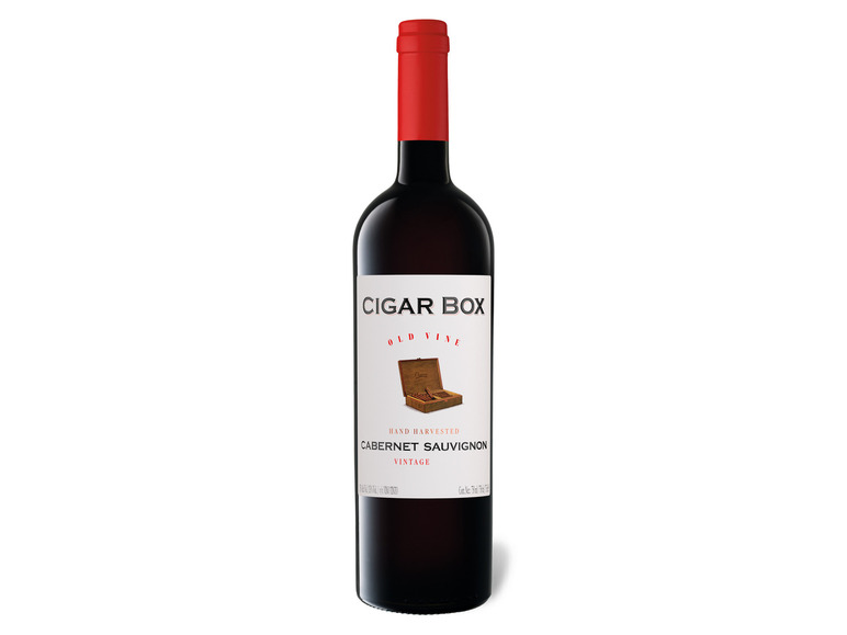 Gehe zu Vollbildansicht: Cigar Box Cabernet Sauvignon Chile Valle Maipo DO trocken, Rotwein 2020 - Bild 1