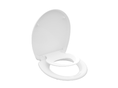 Schütte WC Sitz Duroplast FAMILY WHITE mit Absenkautomatik und Schnellverschluss