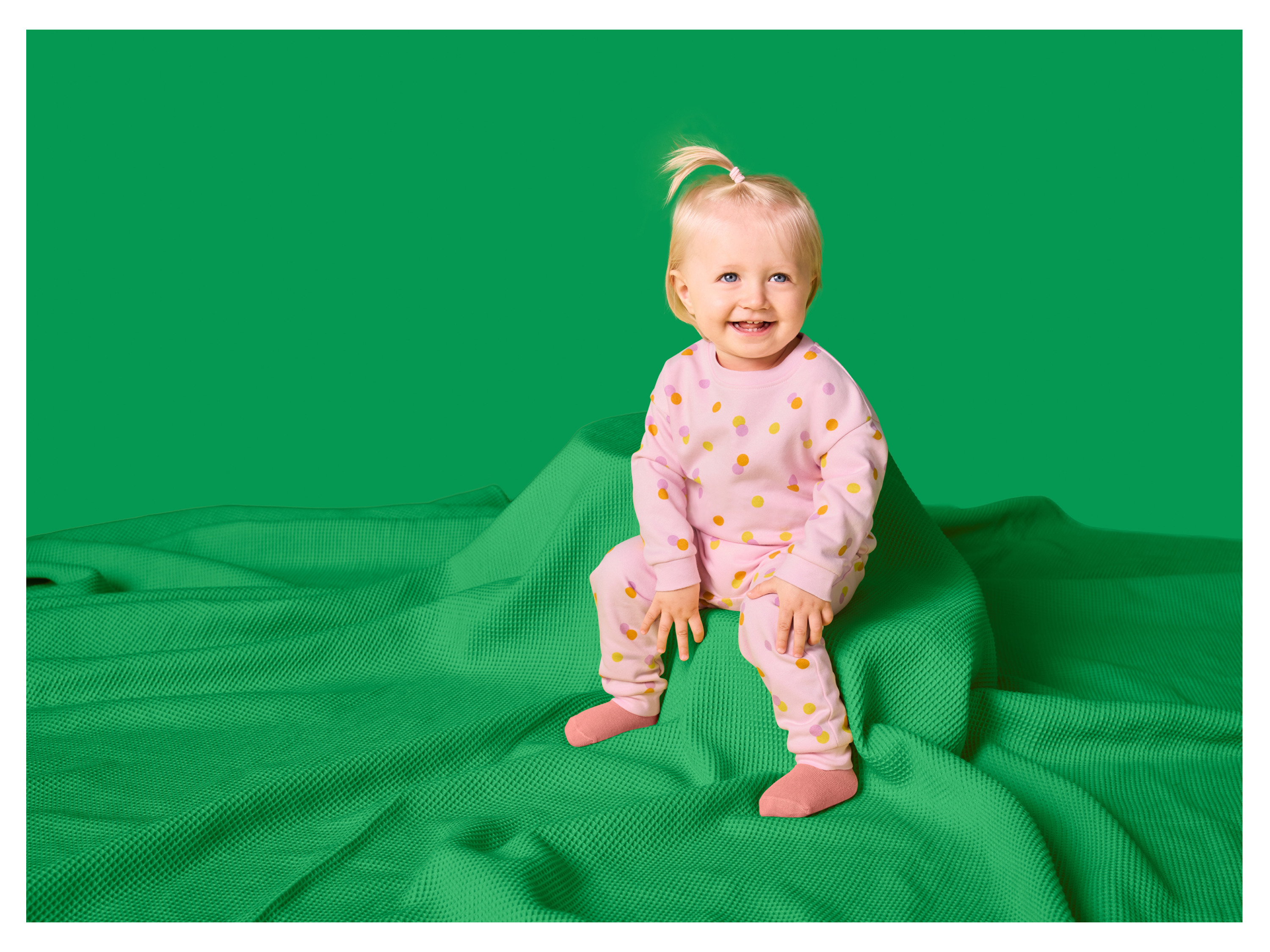 Thumbnail - lupilu® Baby Sweatanzug, 2-teilig (Rosa, 74/80)