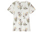 Weißes T-Shirt mit Blumenmuster